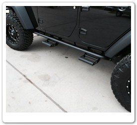 Jeep Rock Rails with Detachable Steps by N-Fab